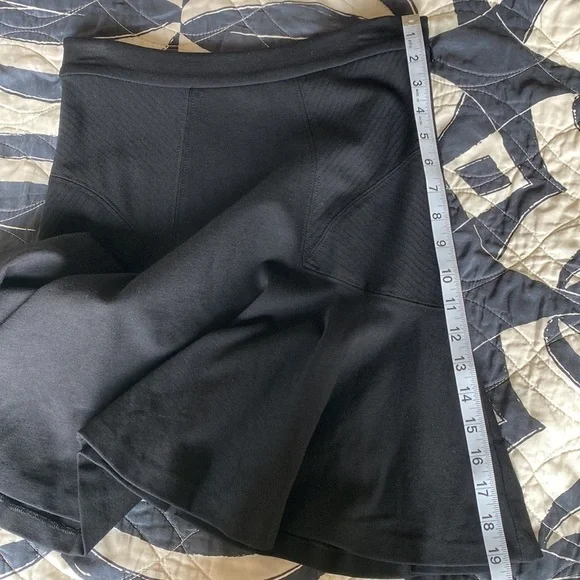 DVF CARLITA KNIT FLARE SKIRT BLACK Size 2 - Picture 11 of 11